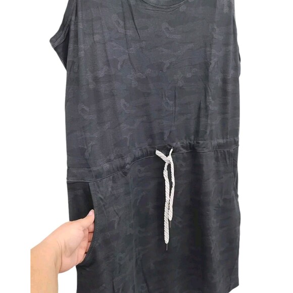 Member's Mark Women's Tank Favorite Soft Pullover Dress Black Camouflage Size XL - Picture 5 of 7